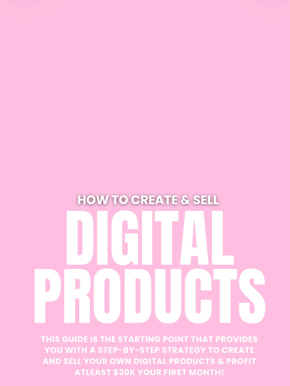 How to create and sell digital products Ebook